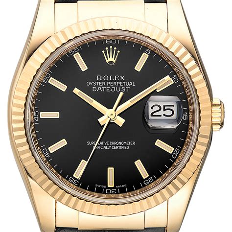 alligator 36mm rolex datejust gold 116138|Rolex Datejust 36 ONYX Stone Datejust 36 .